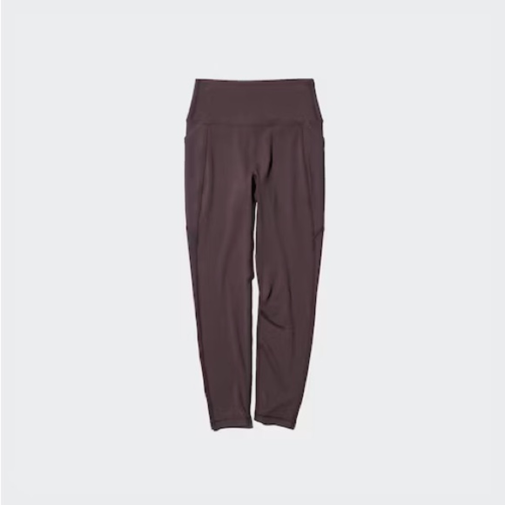 Uniqlo AIRism UV Leggings Brown